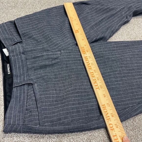 Express womens columnist barley bootcut pants sz 6R pin striped business casual - Picture 8 of 12